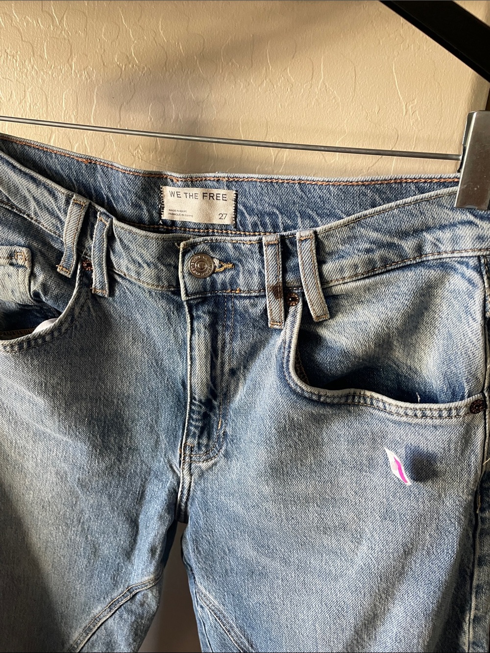 NWT FREE PEOPLE Risk Taker Mid-Rise Jeans! - Picture 6 of 8